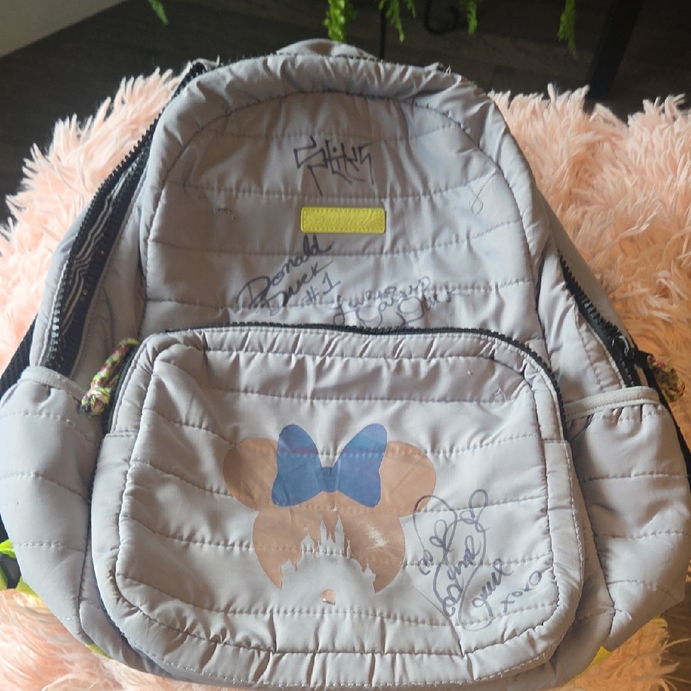 No Boundaries Gray Backpack with Yellow Accents